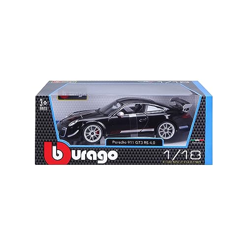 Carro Burago 1.18 Plus Porsche 911 Gt3 RS 4 Maisto Branco