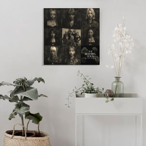 HANA ハナ Debut Single Rose アルバムキャンバスポスター (8) プリント 部屋飾り ウォールアート ベッドルーム 版画 インテリア12x12inch(30x30cm) [4]