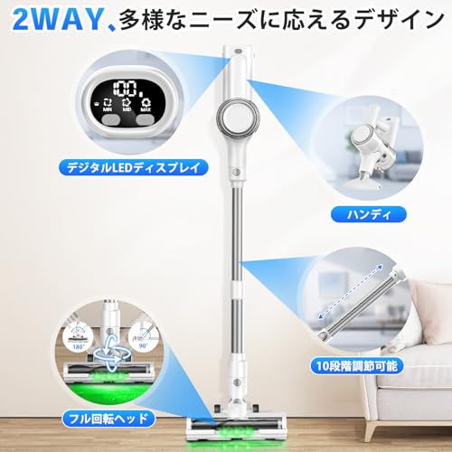 OUYFHK 掃除機 コードレス A27W の商品画像 3