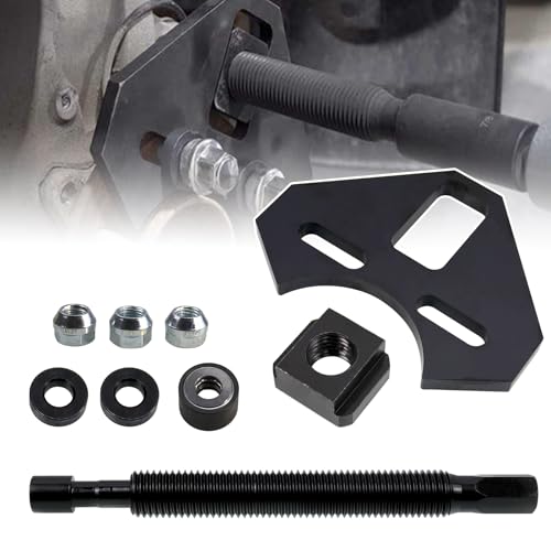 RULLINE 40100 Hub Removal Tool and Wheel Bearing Remover Compatible with Most 5, 6, 8 Hub Assemblies on Cars & Trucks, Includes 22800 Wheel Stud Installer for Automotive & Light-Duty Truck Lug Nuts