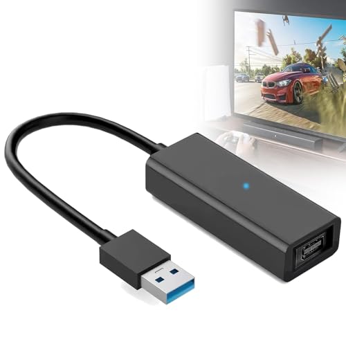 Paicreate Adaptador VR PS4 a PS5 Convertidor de Cámara PS4 para PS5/PS5 Pro/PS5 Slim con Indicador LED USB 3.0 Compatible con PS VR