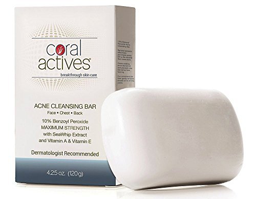 CoralActives Breakthrough Skin Care Maximum Strength Acne Cleansing Bar, 4.25 Ounce (Pack of 2) CoralActives Breakthrough Skin Care Maximum Strength Acne Cleansing Bar, 4.25 Ounce (Pack of 2)