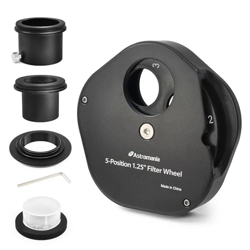 10 Best Filter Wheels and Filter Sets for Mono Cameras in 2025 — Complete Buying Guide 15 Astromania 1.25" Multiple 5-Position Filter Wheel for Telescope