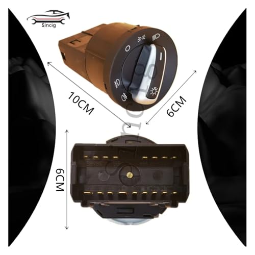 Interrupteur commande phare auto VW Jetta Passat Sharan allumage automatique