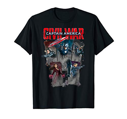 Marvel Captain America Civil War Group Shot T-Shirt