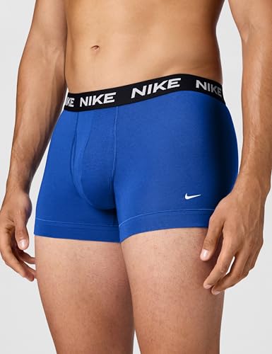 Nike Men's All Day Cotton Stretch Trunk W/Fly Underwear (3-Pack)2