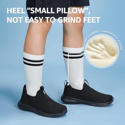 STQ Kids Shoes Girls Boys Lightweight Slip on Walking Sneakers3