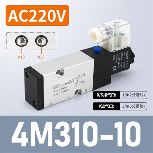 Vanne d'inversion 4M310-10 résoud les pannes de commande de vérin 220V - 3