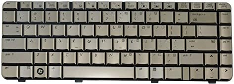 CHNASAWE US Keyboard for HP Pavilion dv3000 dv3100 dv3500 dv3600 dv3700 dv3800 series, Bronze Color