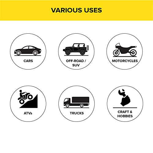 Stancemagic - 0.25Oz 1/4Oz - Gray Adhesive Stick On Wheel Weights, Easy Peel, Low Profile, Zinc Plated Steel Balancing Weights For Cars Bikes Atv Utv, 11.25 Lb Box (180Oz), Contains 720 Pieces #TOP6