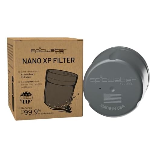 Epic Water Filters REPLACEMENT FILTER for Epic Nano Water Filter Pitcher or Dispenser. Nanofiltration Removes Bacteria, Virus, Cyst, Lead, Chromium 6, PFOS, PFOA, Heavy Metals, Pesticides,