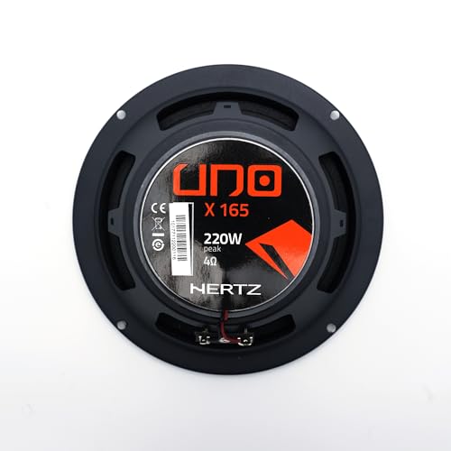 Hertz X 165 – Altavoz coaxial de 2 vías de 165 mm con Tweeter Pei y woofer de Papel tratado para integración OEM, 60 W RMS - imagen 8
