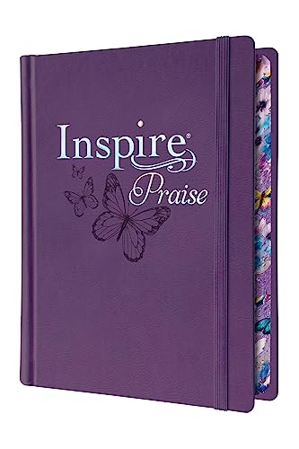 Inspire Praise Bible Nlt, Filament Enabled (Hardcover Leatherlike, Purple)