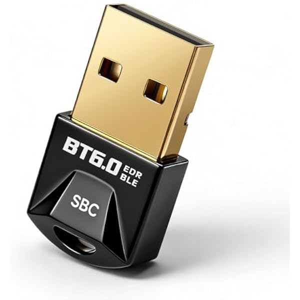 Adapter USB Bluetooth 6.0 AIYEEN do PC, bezobsługowy klucz USB Bluetooth, podłączenie do 7 urządzeń, przedłużony zasięg 30 m, do słuchawek, głośników, myszy, klawiatury (Windows)
