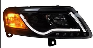 Taiwan Sonar LED Headlight LED DRL Hid Bi Xenon Head Lamp Auto Accessories Car Styling Compatible With A6 Headlights 2005-2011 A6 C5 C6Headlight Xenon