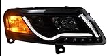 Taiwan Sonar LED Headlight LED DRL Hid Bi Xenon Head Lamp Auto Accessories Car Styling Compatible With A6 Headlights 2005-2011 A6 C5 C6(Headlight Xenon)