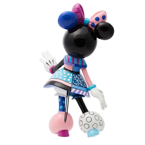Enesco 6015550 Disney Britto Minnie Mouse Posing In Dress Figurine thumb #1