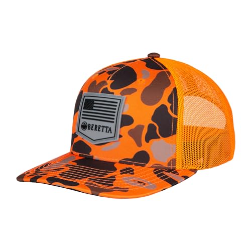 Image of Beretta Men's PM Trucker Breathable Baseball Cap | Lightweight Outdoor Casual, with Adjustable Snapback