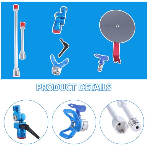 Guide d'outil airless facile à installer avec tige d'extension longue portée - 6
