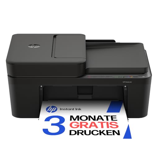 HP DeskJet 4320 Multifunktionsdrucker 3 Monate gratis drucken Instant Ink inklusive Drucker Kopierer Scanner WLAN Automatischer Vorlageneinzug Tinte: 308/308e