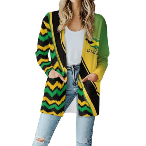 Image of Womens Open Fron Cardigan Sweaters Long Sleeve Tops Daily Coats