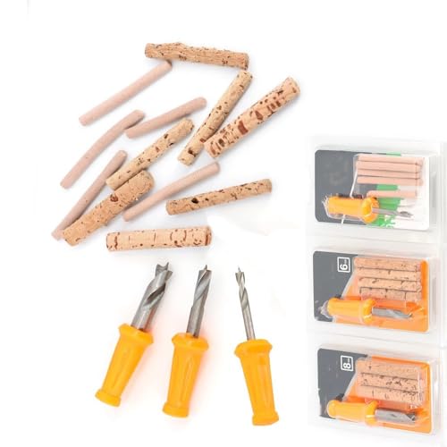 Set 3 Brocas Manuales Precisión 4mm, 6mm, 8mm para Pesca miniatura 1