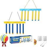 LZBEGGZ New Reflex Catch Game, 2026 Reflective Drop Stick Challenge Game, Hand Eye Coordination Reflex Training Toy with Remote, 3 Adjustable Speed Modes, Catching Sticks Games for All Ages (2Pcs)