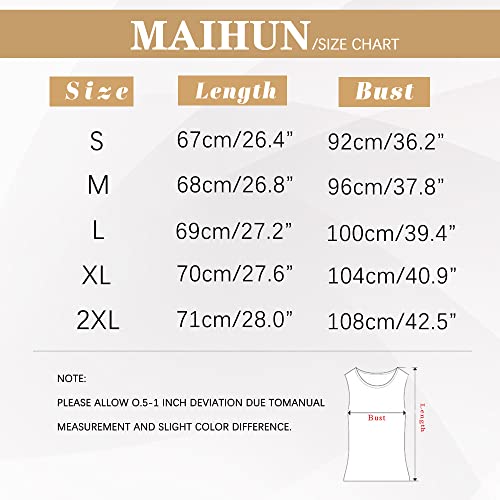 Maihun Hike Tank Tops Women Summer Athletic Sleeveless Hike More Mountain Graphic Tee Shirts Vacation Camping Vest Purple #TOP6