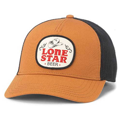 Image of AMERICAN NEEDLE Texas Lone Star Beer Patch Unisex Adjustable Snapback Baseball Hat