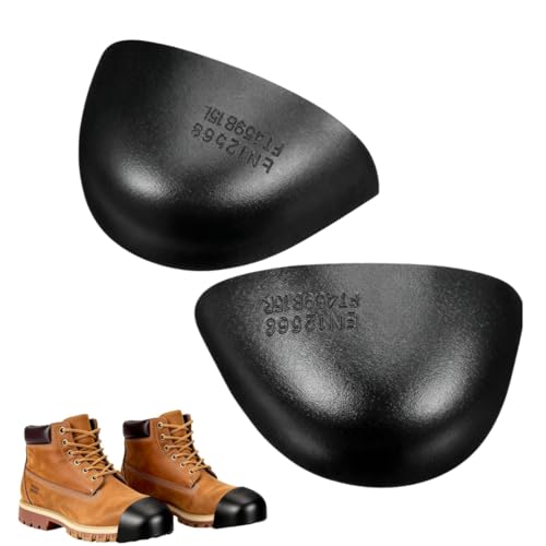 Steel Toe Covers for Boots & Shoes: Safety Toe Protectors Anti-Smash Guard, Removable Metal Toe Caps...