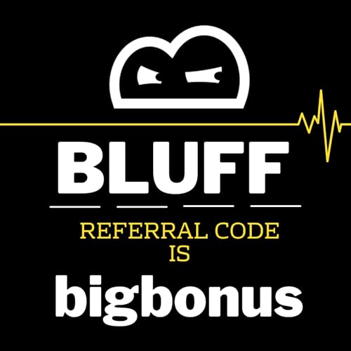 Page de couverture de Bluff.com Referral code: bigbonus