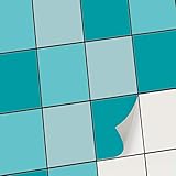 creatisto Fliesenaufkleber Fliesenfolie Mosaikfliesen - Klebefolie Aufkleber für Wand-Fliesen I Klebefliesen Deko Folie für Fliesen in Küche u. Bad/Badezimmer (15x20 cm I 36 -Teilig)