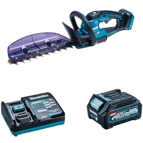 40Vmax充電式ヘッジトリマ MUH016GZ(ブレード長さ300mm) +純正バッテリBL4020+急速充電器DC40RA スターター向けフルセット (柴商アクセサリバッグ付) メーカー正規品