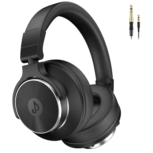 Rumoon DJ Headphones Over Ear Headphones Studio Monitor & Mixing DJ Stereo Headsets with 50mm...