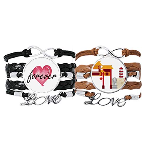 Bracelet en cuir lion : duo de bijoux masculins tressés de haute qualité