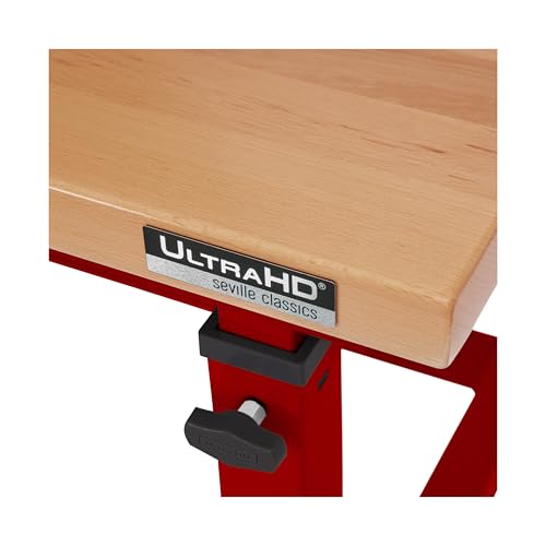 image for Seville Classics UltraHD Heavy Duty Workbench Table w/Solid Wood Top, 