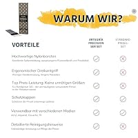 ARTEGRIA Detailpinsel-Set, 5 Miniaturpinsel, Größe Rund 3/0 (000) – Ansicht 5