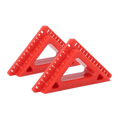 Asixxsix Door and Window Casing Reveal Tool, 2 Pcs 3/16 1/4 Inch Grade Door and Window Trim Installation Tool, Plastic Trim Reveal Marking Tool for Woodworking