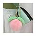 Dekoration Rex Kaninchen-Pelz-Pfirsich Form-Plüsch-Kugel Keychain Auto-Schlüsselring-Beutel-Verzierung-Dekoration, for Frauen-Mädchen-Geburtstags-Geschenke Exquisit ( Color : Honey pink , Größe : A )