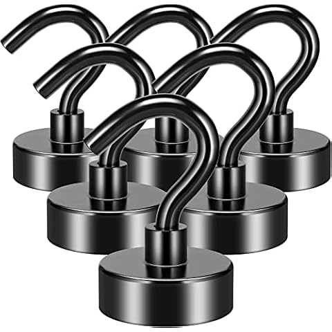 FINDMAG 6 Pack Heavy Duty Magnetic Hooks Cover