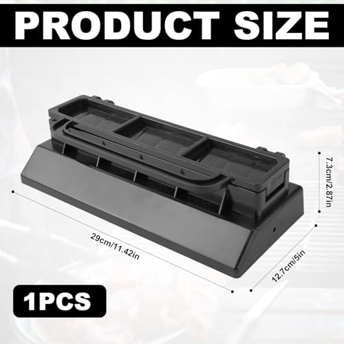 Kebab-Maker, Kebab-Maker-Presse aus Kunststoff Kebab-Maker Grillspieße Wiederverwendbar Einfacher Kebab-Maker Grillwerkzeug für Grillen im Freien Türkisches Party-Kebab-Grillgerät (Schwarz)