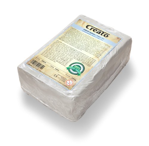 Arcilla blanco 5 kg, unschamottiert
