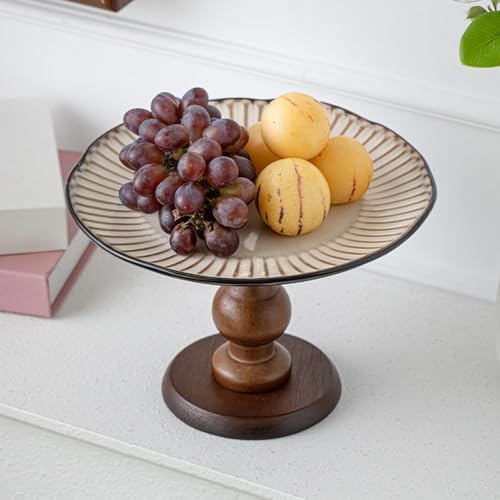Bol à fruits pour table en céramique blanche et centre de table convivial