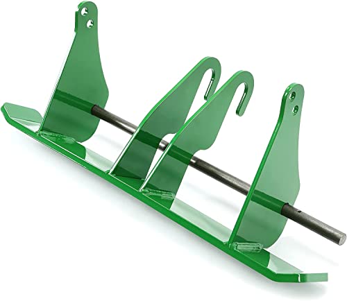 Hecasa Rear Weight Bracket Compatible With John Deere 316/318/322/332/420/430 Counterweight Steel Green Rear Weight Bar #TOP4