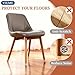 24 Pcs Chair Leg Floor Protectors for Hardwood Floors Silicone Covers Felt Pads Furniture Leg Caps Anti-Scratch Reduce Noise Fit (15/16
