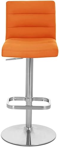 Miniatura 62 de Zuri Furniture Lush - Taburete giratorio sin brazos de altura ajustable magenta con base de acero cepillado Magenta,Rojo -,Blanco,Marrón,Verde