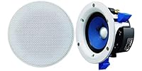 Yamaha NS-IC400 Pair of in-Ceiling Speakers with 4 inch Woofer, White