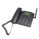 Jectse Kabelloses Quadband-GSM-Klassik-Tischtelefon, Telefonhörer für Geschäft oder Familie, Festes Drahtloses Telefon, 5 Tage Standby-Zeit (besonders für ältere Leute)