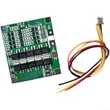 4S 14.8V LiFePO4-Batería Placa de protección con ecualización de alta corriente 30A para luces solares Energía de respaldo (verde)