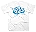 Costa Del Mar Retro Short Sleeve T-Shirt, White, X-Large